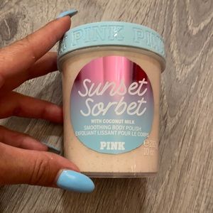 Victoria’s Secret pink exfoliating body scrub